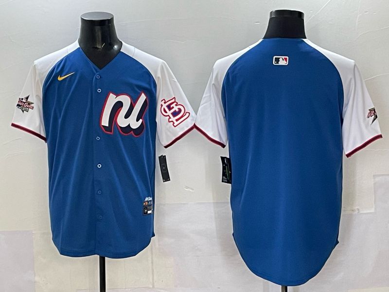 Men St.Louis Cardinals Blank Blue white All star 2025 Nike MLB Jersey style 01->st.louis cardinals->MLB Jersey
